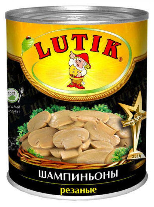 Шампиньоны LUTIK резаные, 850 мл