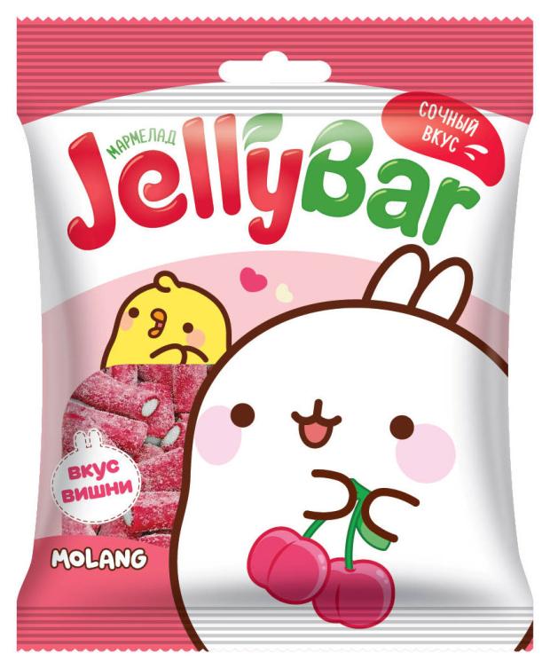 Мармелад Jelly Bar Molang с кислой обсыпкой, 75 г