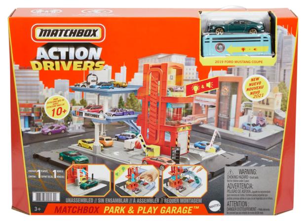 Игровой набор Matchbox Гараж набор игровой matchbox police station hhw22