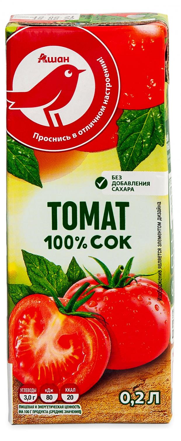 

Сок томатный АШАН с солью, 200 мл