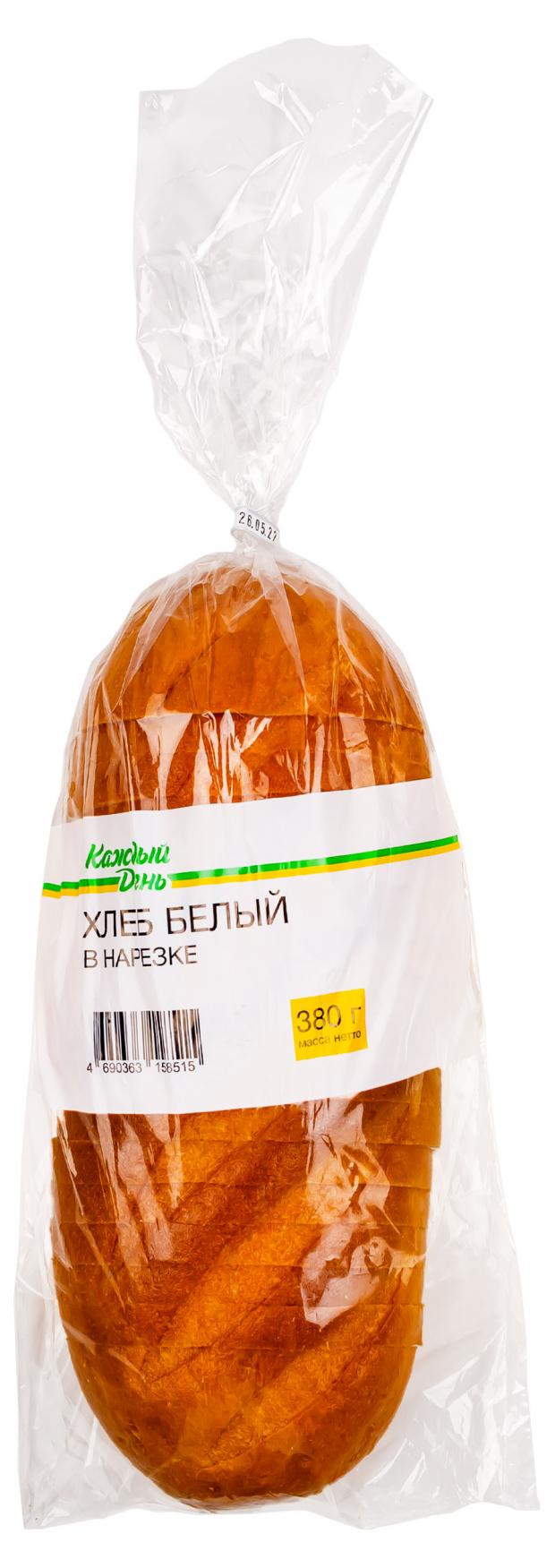Хлеб белый Каждый день без сахара в нарезке 380 г 27₽