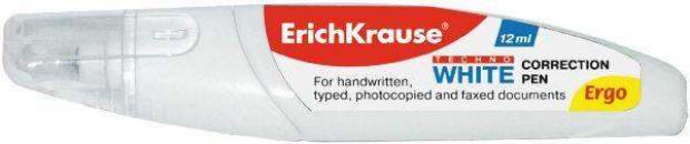 

Ручка корректирующая ErichKrause Techno White Ergo, 12 мл