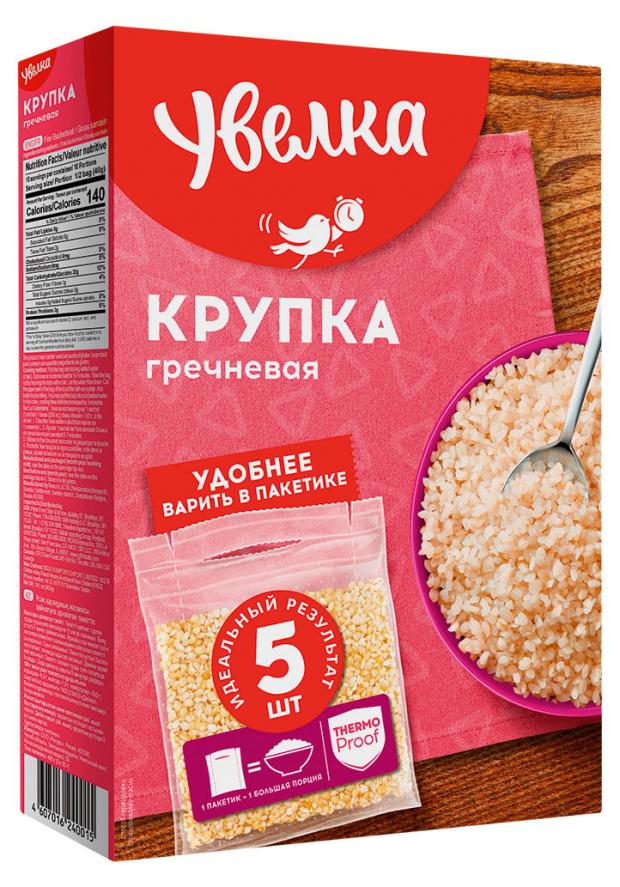 

Крупка гречневая Увелка в пакетах для варки, 5х80 г