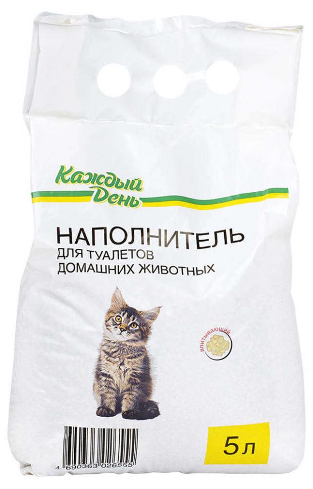 

Наполнитель для кошачьего туалета «Каждый День» впитывающий, 5 л