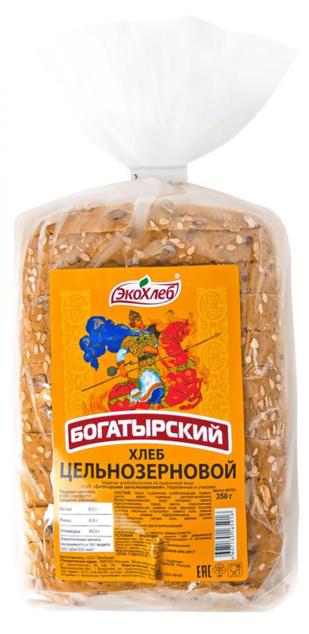 Хлеб цельнозерновой ЭкоХлеб Богатырский, 350 г