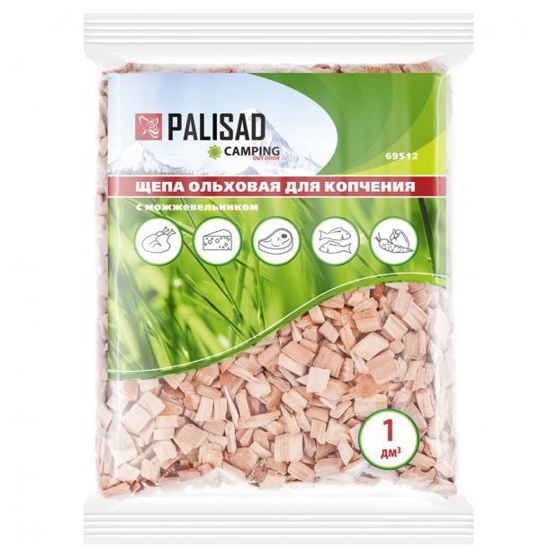 

Щепа PALISAD ольховая с можжевельником для копчения, 201 г