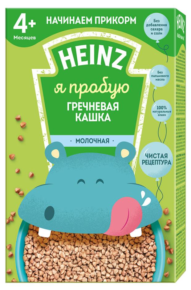 

Каша молочная Heinz Я пробую гречневая с 4 мес., 180 г