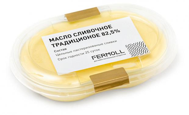 Масло сладкосливочное Традиционное 82,5% БЗМЖ, 180 г