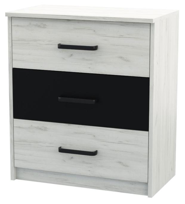 Комод 3 ящика Крафт, 620х350х708 мм