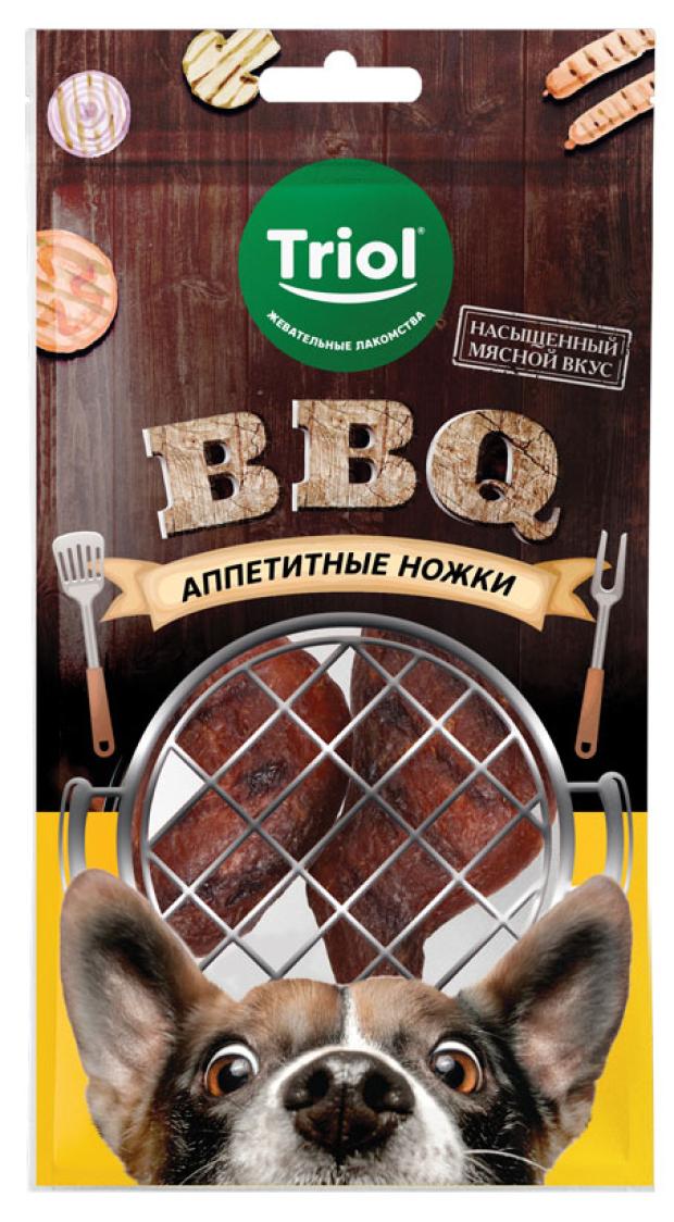 Лакомство для собак Triol аппетитные ножки BBQ, 105 г