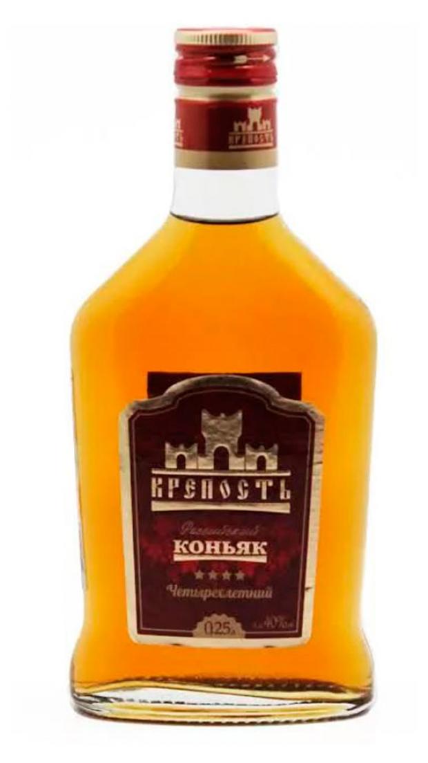 Коньяк Крепость четырехлетний Россия, 0,5 л