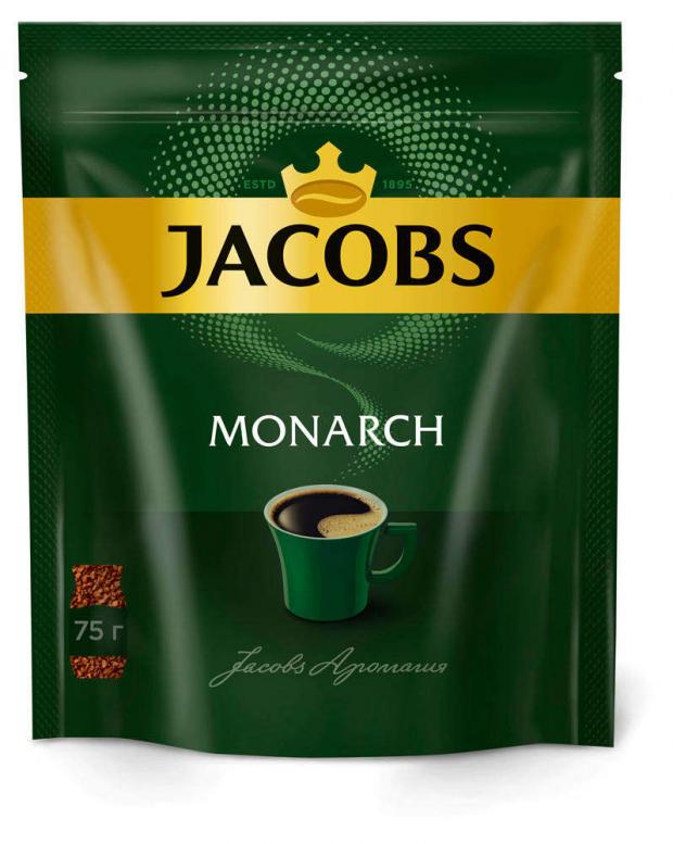 

Кофе растфоримый Jacobs Monarch Аромагия сублимированный, 75 г