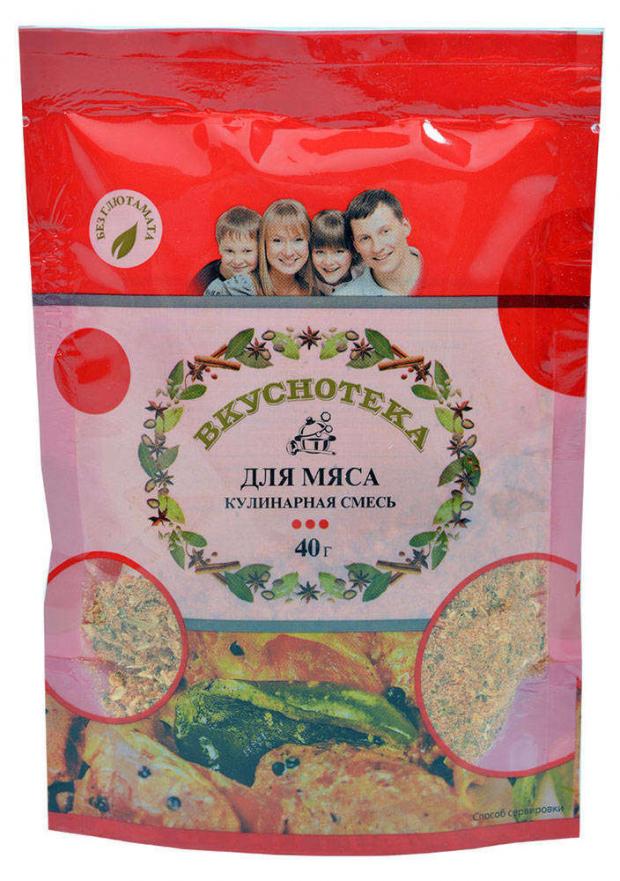 

Смесь приправ «Вкуснотека» кулинарная для мяса, 40 г