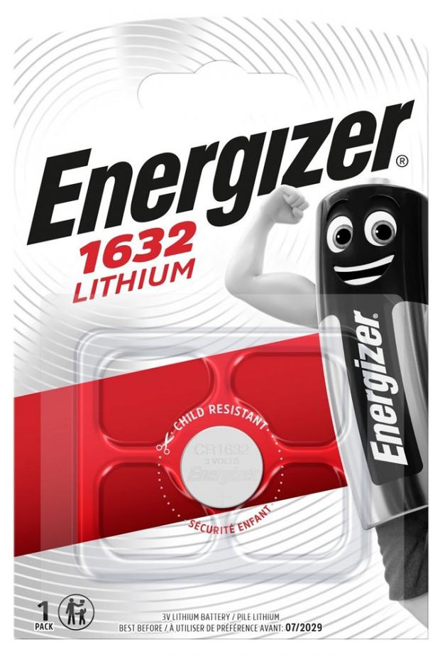 

Батарейка литиевая Energizer CR1632, 1 шт