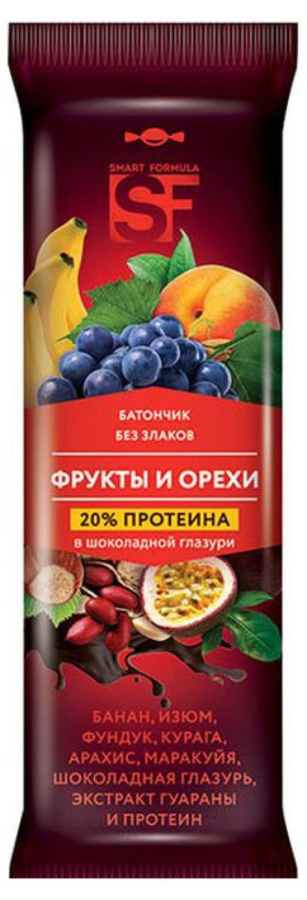 

Батончик Озерский сувенир Smart Formula Спорт фрукты орехи и протеин, 40 г