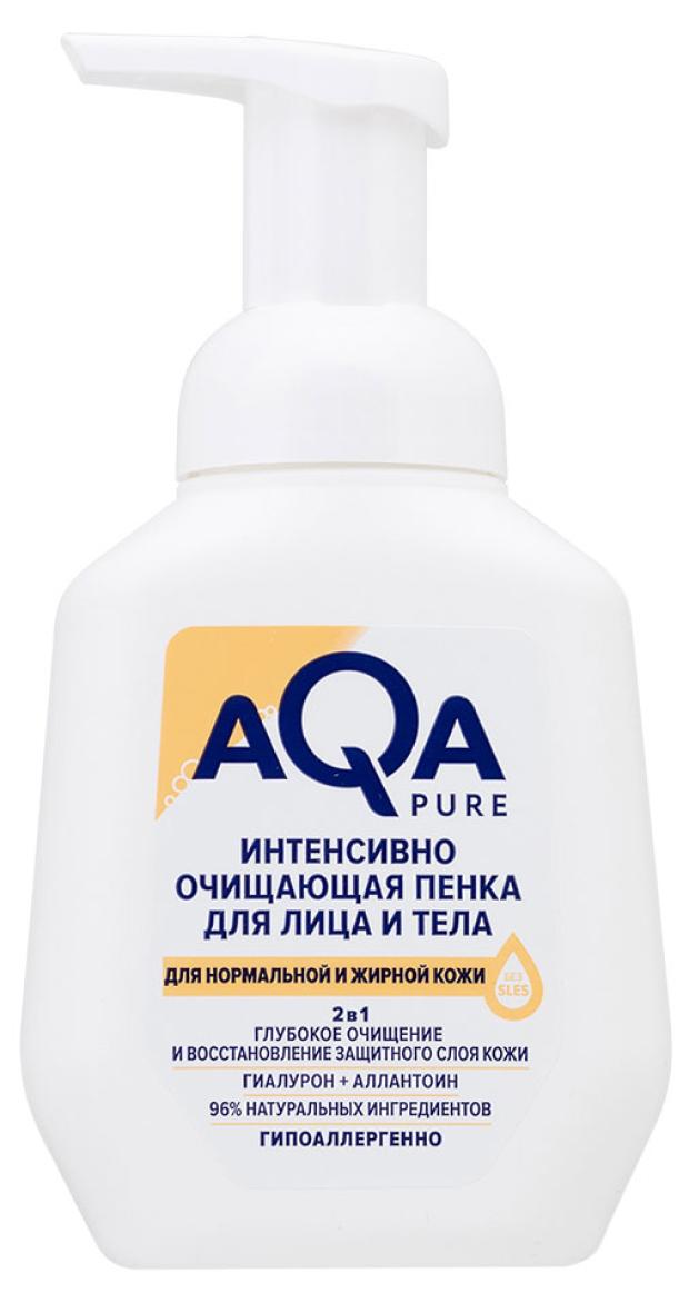 

Пенка для умывания лица AQA PURE для нормальной и жирной кожи, 250 мл