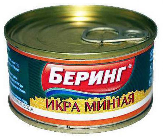 

Икра минтая «Беринг», 125 г