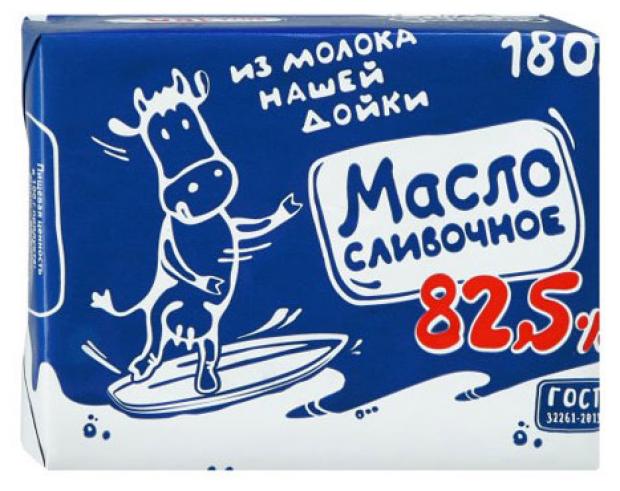 

Масло сливочное Из молока Нашей дойки 82,5% БЗМЖ, 180 г