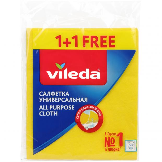 

Салфетка Vileda универсальная вискозная , 1+1 шт