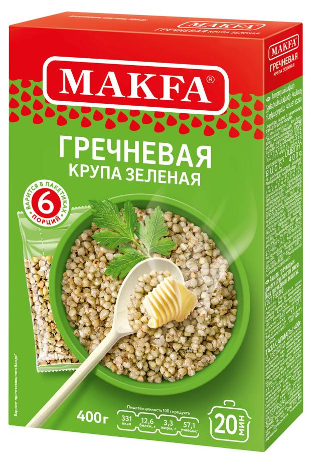 

Крупа гречневая Makfa зеленая, 400г
