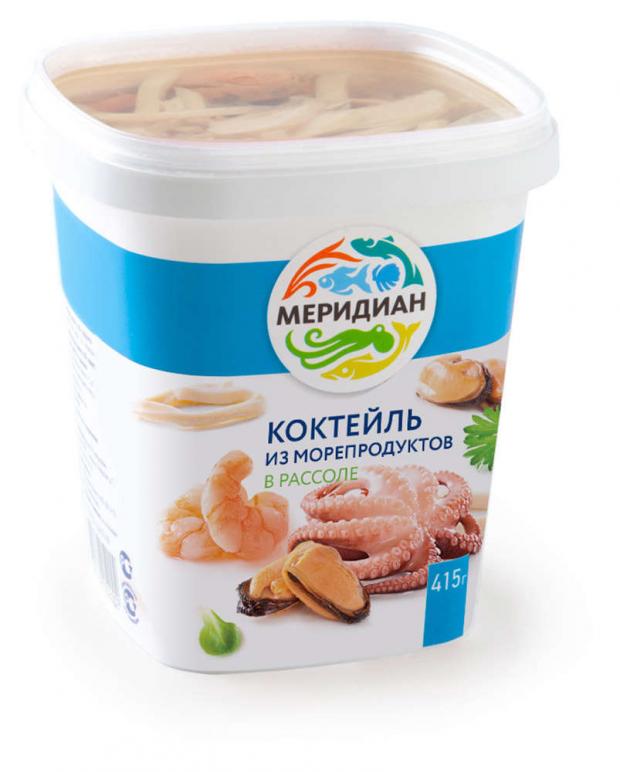 

Коктейль из морепродуктов «Меридиан» в рассоле, 415 г