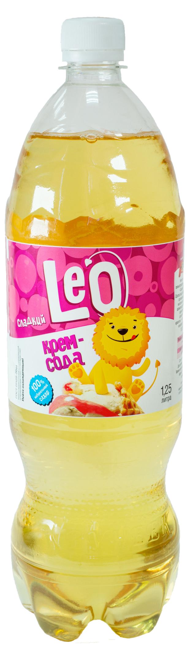 Напиток газированный Сладкий Leo Крем-сода, 1,25 л