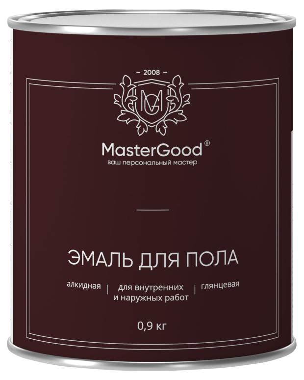 Эмаль для пола MasterGood золотисто-коричневая, 900 г