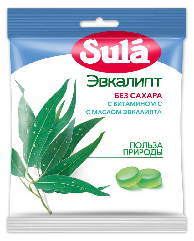 

Леденцы Sula Эвкалипт, 60 г