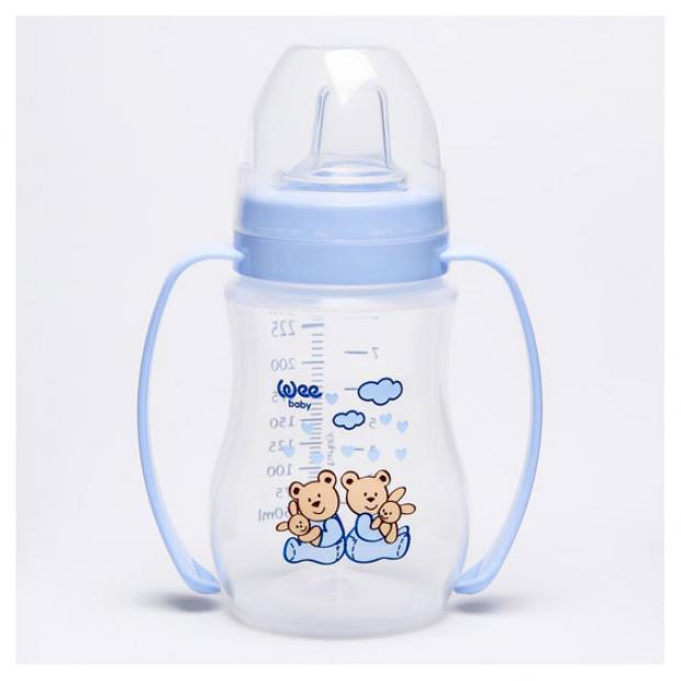 

Поильник Wee Baby непроливающий с ручками, 250 мл