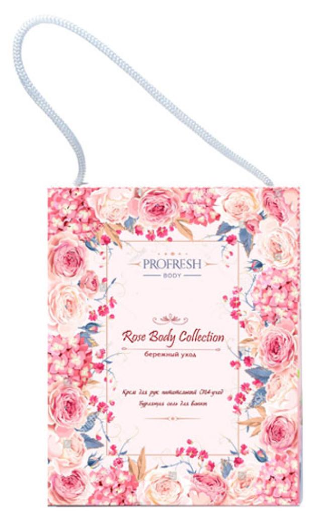 

Набор подарочный Rose Body Collection Крем для рук питательный СПА-уход 50 мл+Бурлящая соль для ванны 20 г
