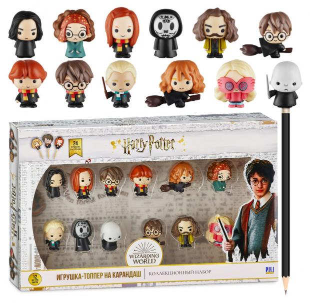 

Набор фигурок-топперов на карандаш Yume Гарри Поттер, 12 шт
