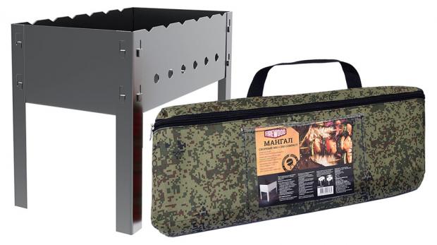 

Мангал сборный FireWood Compact в сумке, 40х25х35 см