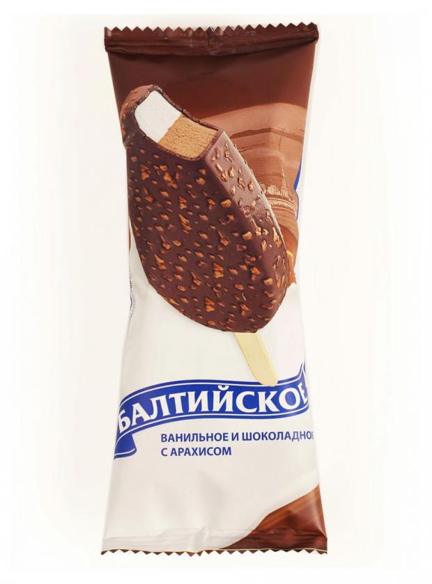 

Мороженое Эскимо «Балтийское» Двухслойное ваниль шоколад с арахисом 12%, 80 г