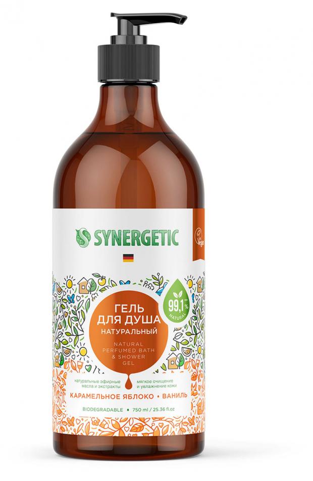 

Гель для душа Synergetic Карамельное яблоко и ваниль, 750 мл