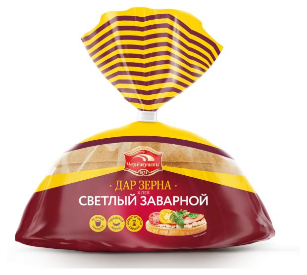 

Хлеб Черёмушки Дар Зерна светлый заварной нарезка, 350 г
