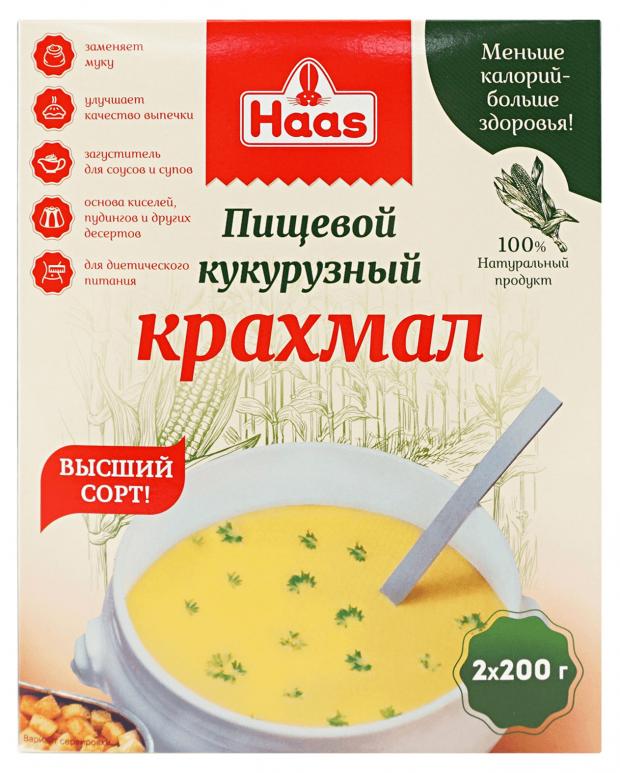 

Крахмал Haas кукурузный, 400 г