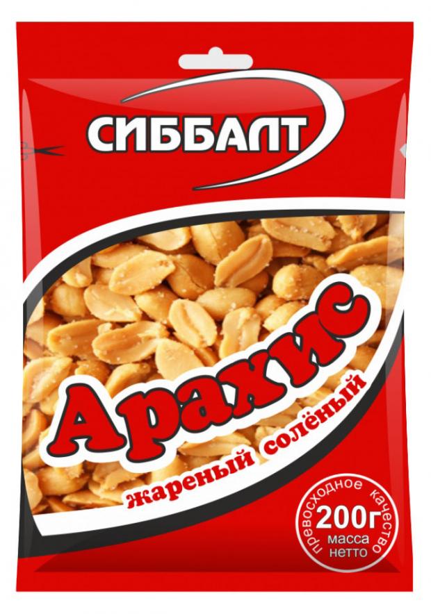Арахис Сиббалт жареный соленый, 200 г