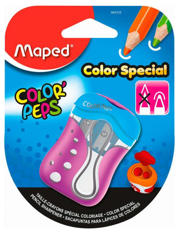 Точилка Maped Color Pep's с контейнером 2 отверстия