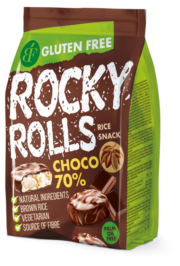 

Конфеты Benlian Rocky Rolls с воздушным рисом в темном шоколаде, 70 г