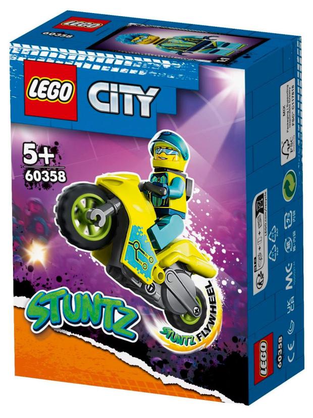

Конструктор LEGO Кибер трюковый байк, 13 деталей