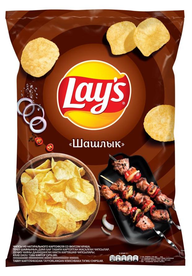 

Чипсы картофельные Lay's Шашлык, 81 г