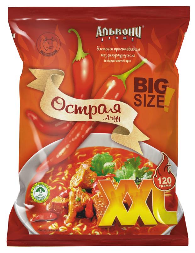 

Лапша быстрого приготовления Алькони Говядина острая, 120 г