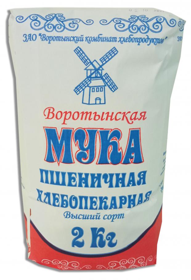 Мука пшеничная высший сорт, 2 кг