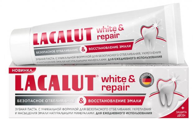

Зубная паста Lacalut White&repair, 75 мл