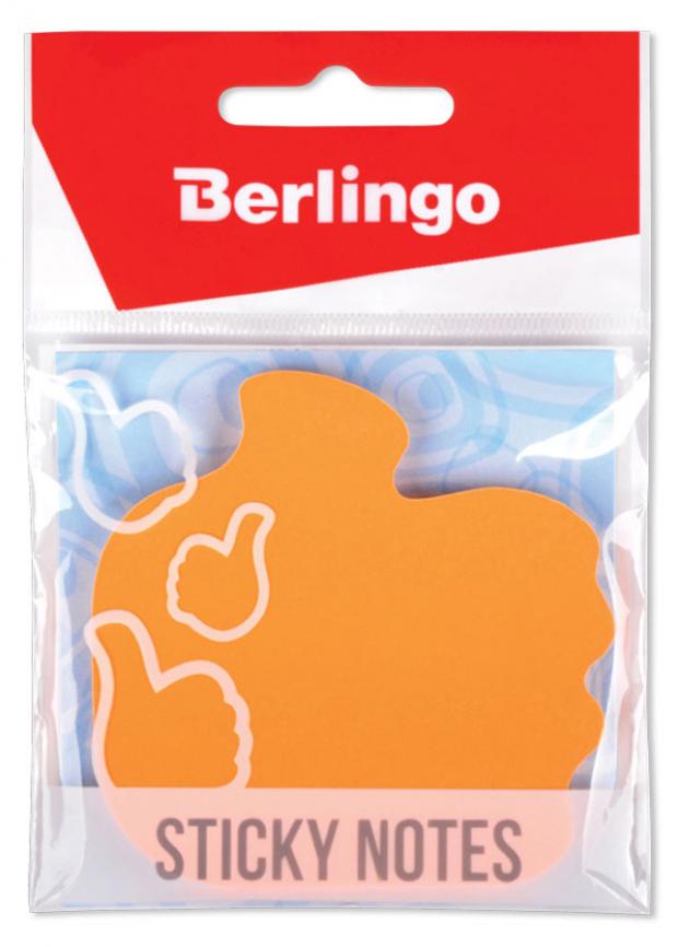 

Самоклеящийся блок фигурный Berlingo OK! 70x70мм оранжевый неон, 50 л