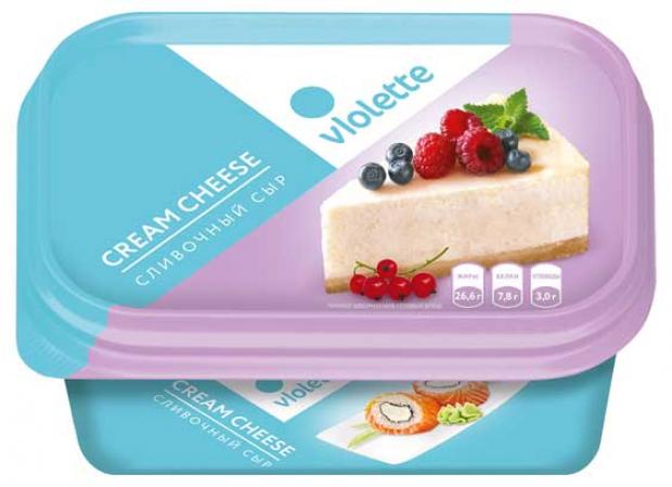

Сыр творожный Violette Cream Cheese сливочный 60%, 400 г