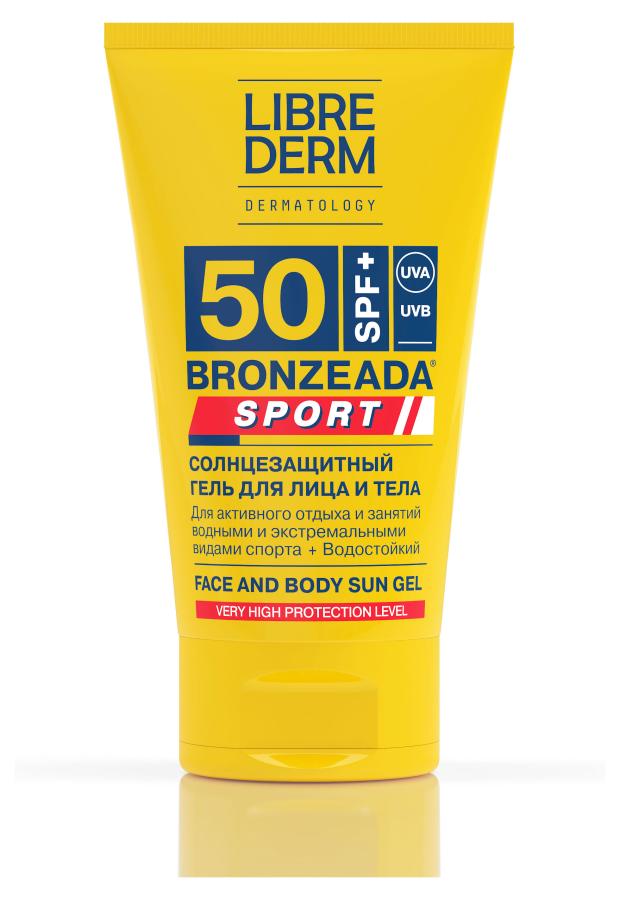 Гель для лица и тела солнцезащитный Librederm Bronzeada SPF 50, 150 мл