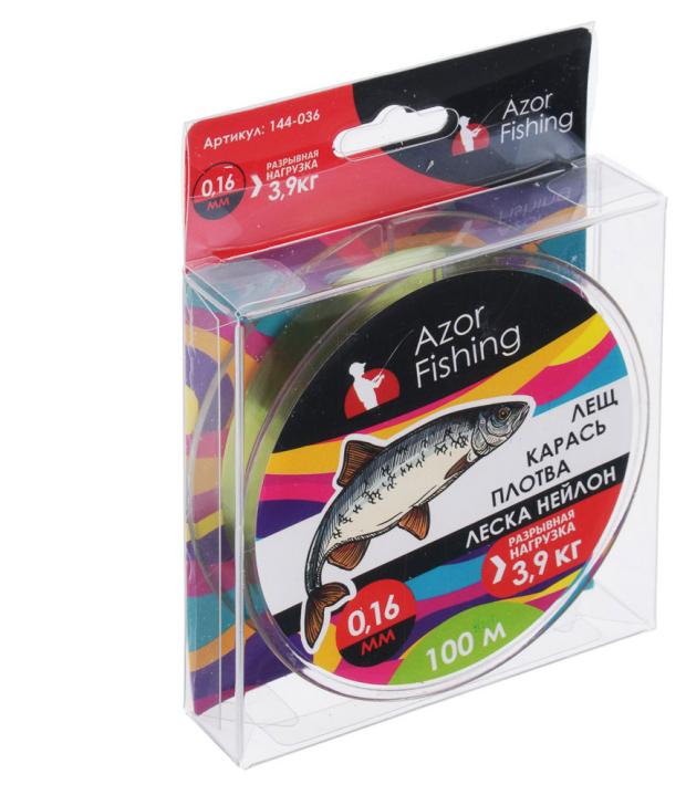 

Леска Azor Fishing Лещ-Карась-Плотва 0,16 мм, 100 м