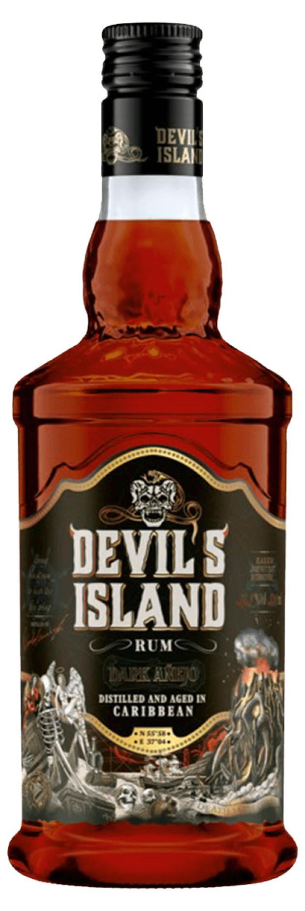 Ром Devil's Island Дарк 37,5% Россия, 1 л ром devil s island gold anejo россия 0 7 л