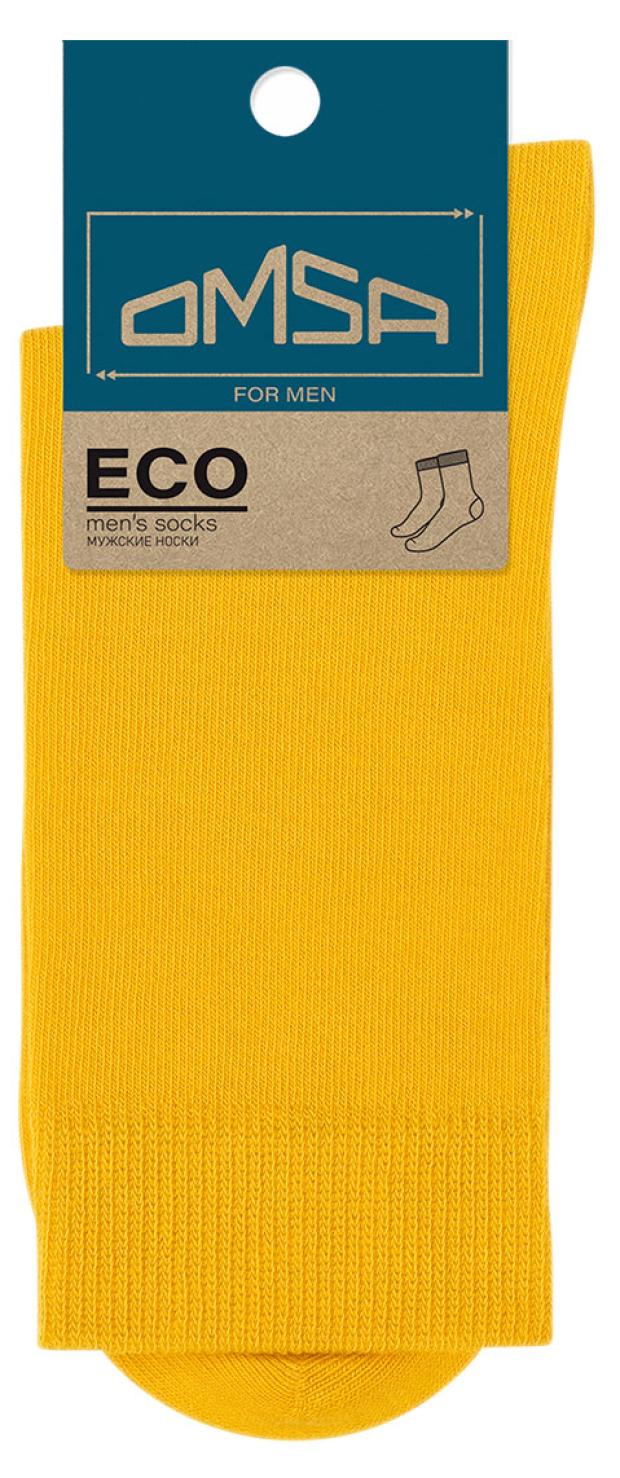 Носки мужские Omsa Eco 401 Colors Giallo, размер 45-47